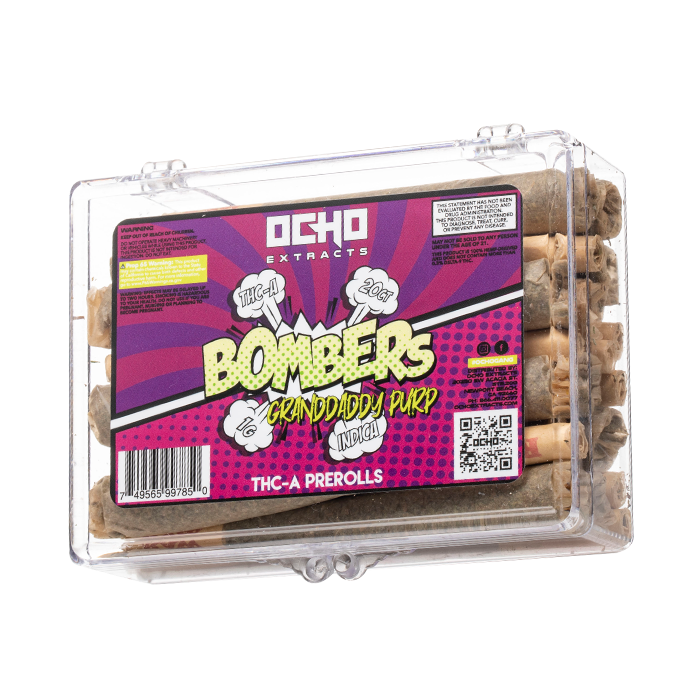 Ocho Extracts Bombers THC-A Pre-Rolls 20G - $39.99