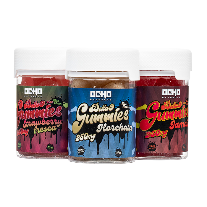 Ocho Extracts Delta-9 Live Resin Gummies 250mg