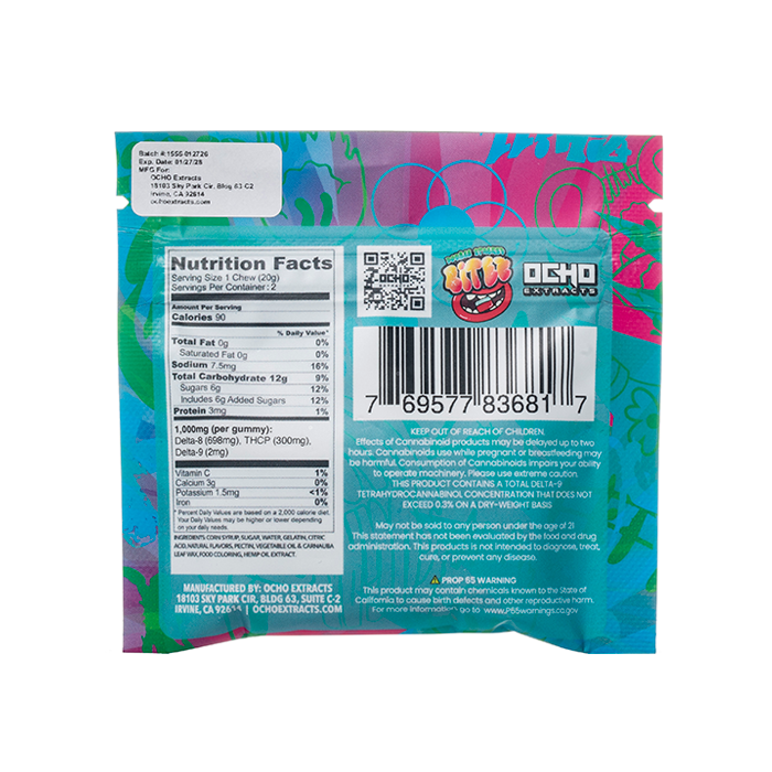暴飲暴食様 リクエスト 8点 まとめ商品 Ocho Extracts X Trip Drip X Sugar Double Stacked Bitez 2000mg