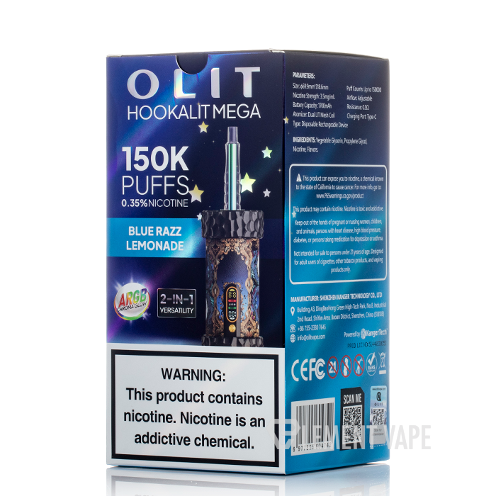 raz vapes price Olit Hookalit Pro 60K Disposable main image 0