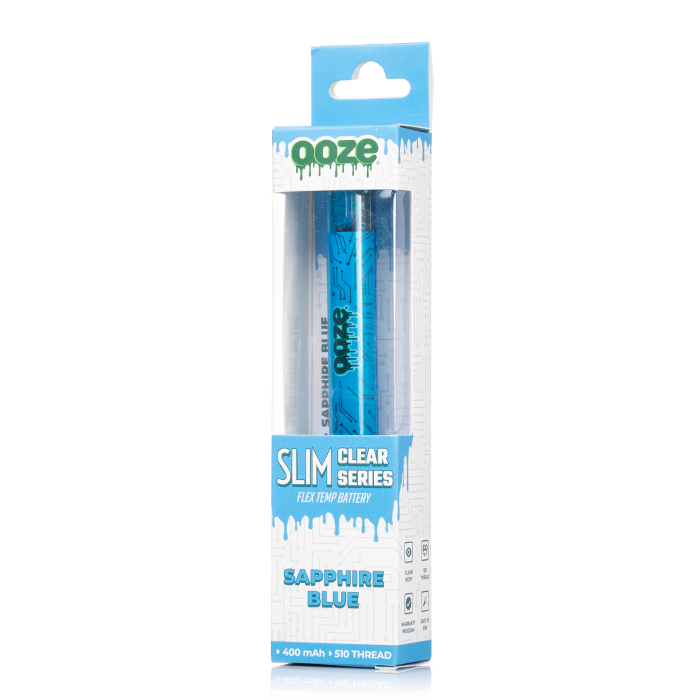 Ooze Slim 400mAh CLEAR 510 Vape Battery $7.99