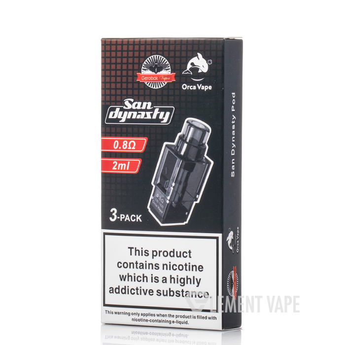 Orca Vape San Dynasty Replacement Pods $6.99