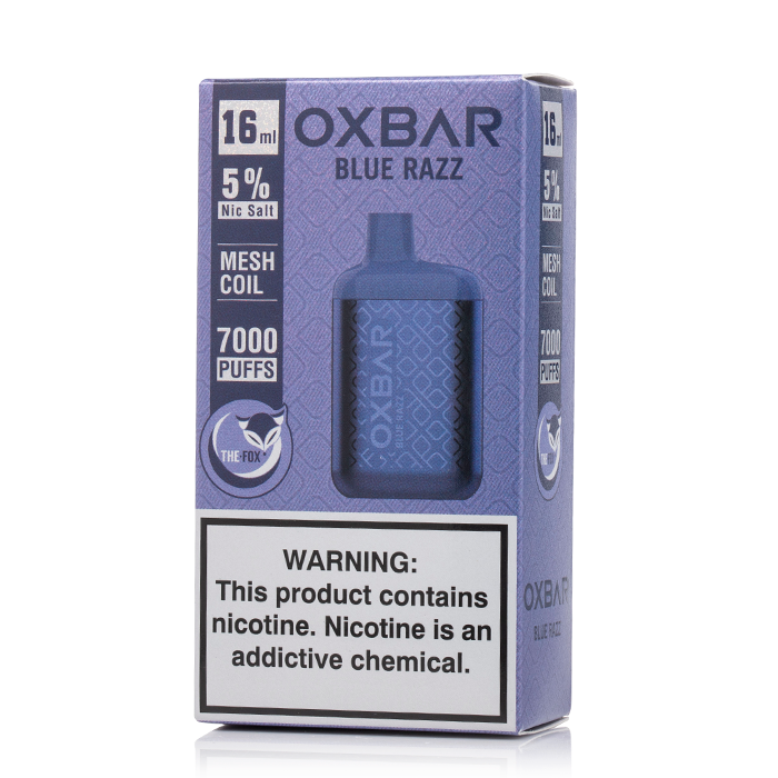 bulk boxes of disposable vapes OXBAR The Fox 7000 Disposables