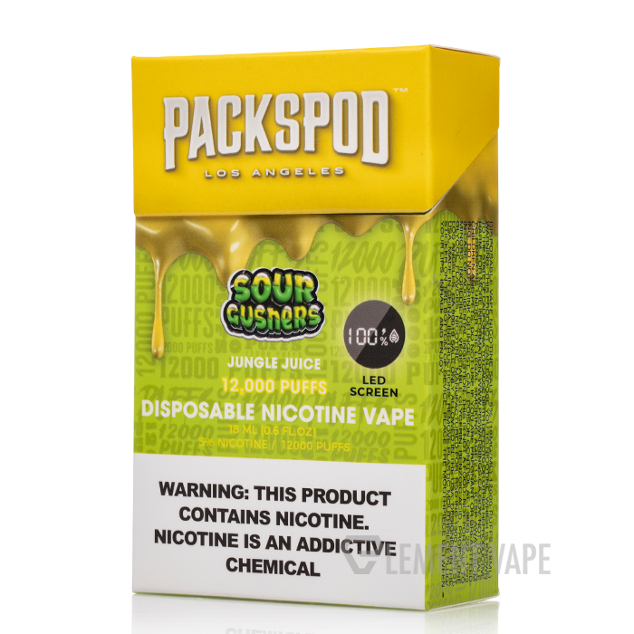 elf bar vape uk Packspod 12000 Puffs Disposable Vape Kit 18ml