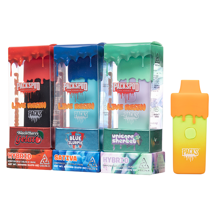 packs vape thc Packwoods Packspod Delta-8 Live Resin Disposable 2G
