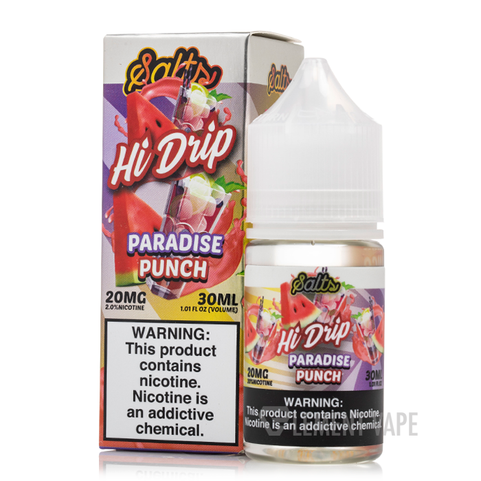 whats in vape liquid Paradise Punch - Hi-Drip Salts