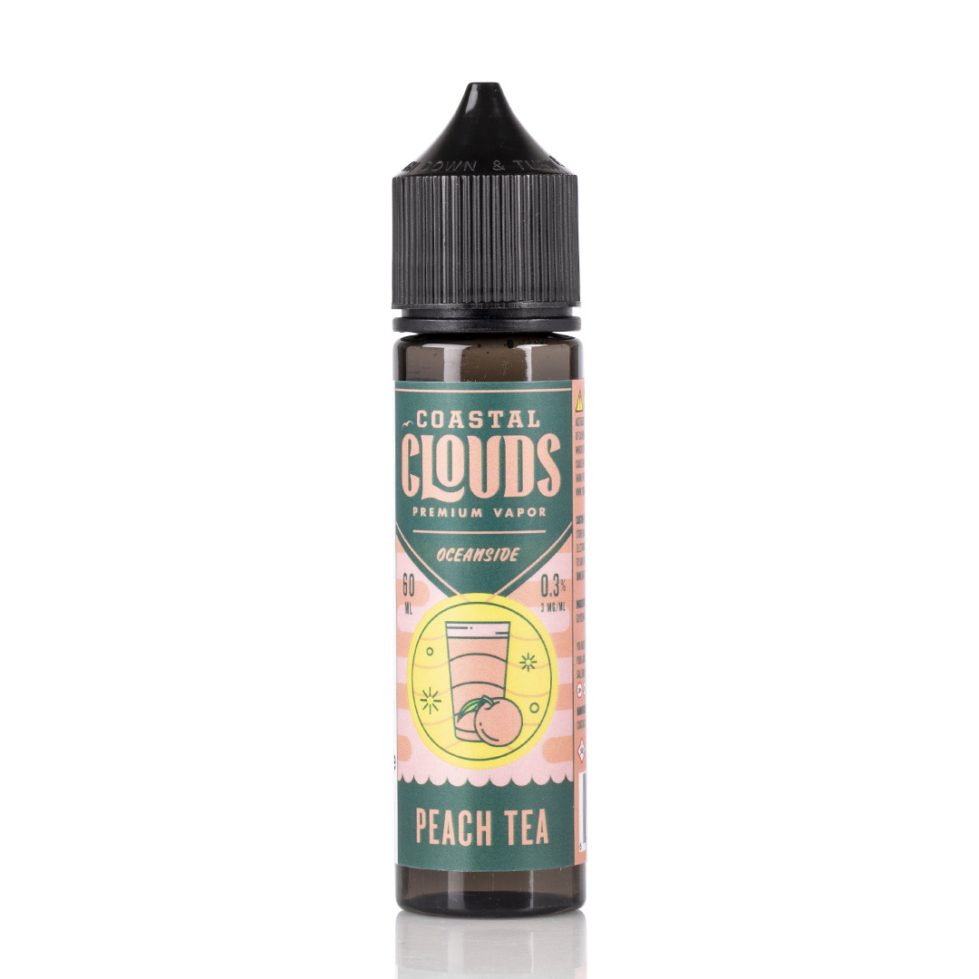 peach tea vape juice Peach Tea - Coastal Clouds Co. - 60mL