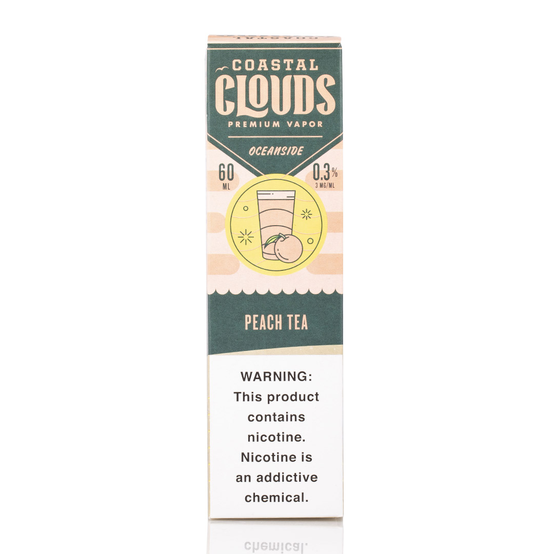 peach ice tea vape juice Peach Tea - Coastal Clouds Co. - 60mL