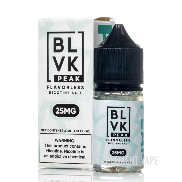 PEAK Flavorless - BLVK Salts - 30mL - $10.99