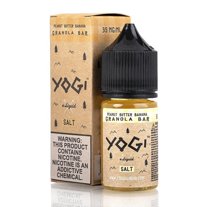 Peanut Butter Banana Granola Bar - Yogi Salts - 30mL - $10.99 Peanut Butter Banana Granola Bar - Yogi Salts - 30mL - $10.99