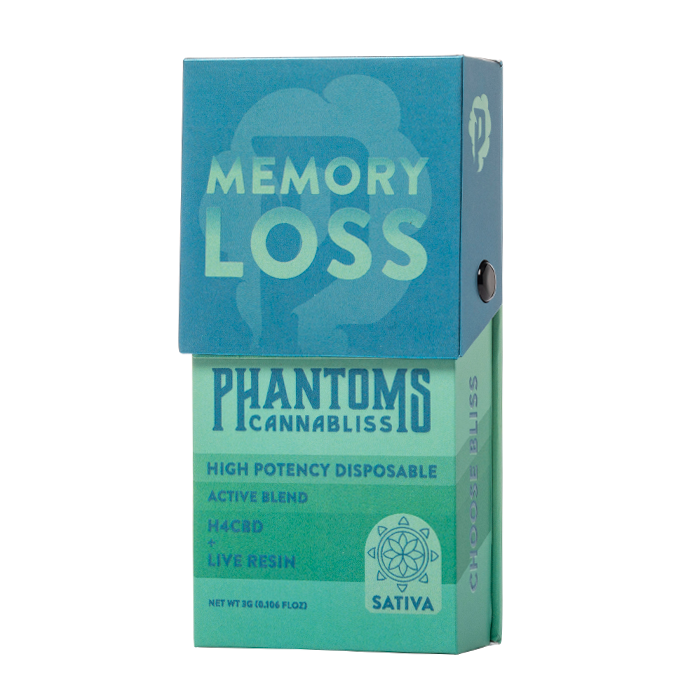 Phantoms Cannabliss H4 CBD + Live Resin Disposable 3G - $16.99