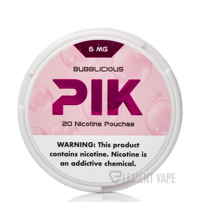 bubbilicious disposable vape PIK Nicotine Pouches