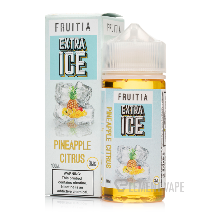 Pineapple Citrus - Fruitia - 60ml 1 Fruitia - Pineapple Citrus Twist - 60mL  - Drip N Rip Vapes Apple Kiwi Australia