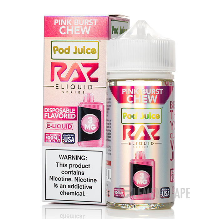 Pod Juice X Raz White Gummy Ice Salt 30mL