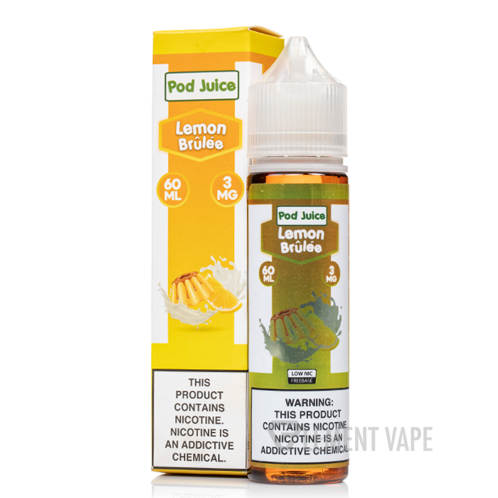 Lemon Brulee - Pod Juice E-Liquid - 60mL - $49.90