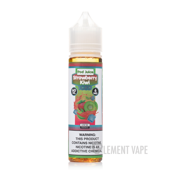 Strawberry Kiwi ICE - Pod Juice E-Liquid - 60mL
