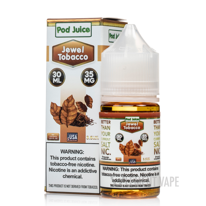 Jewel Tobacco - Pod Juice E-Liquid - 30mL $10.99