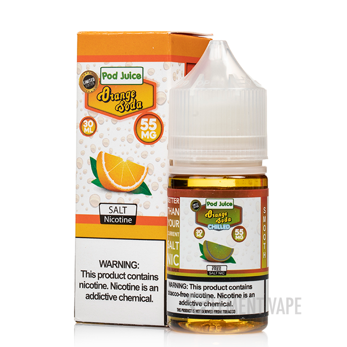 CHILLED Orange Soda - Pod Juice - 30mL
