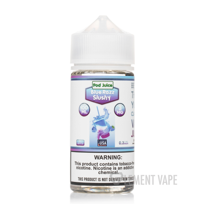 Blue Razz Slushy - Pod Juice E-Liquid - 100mL