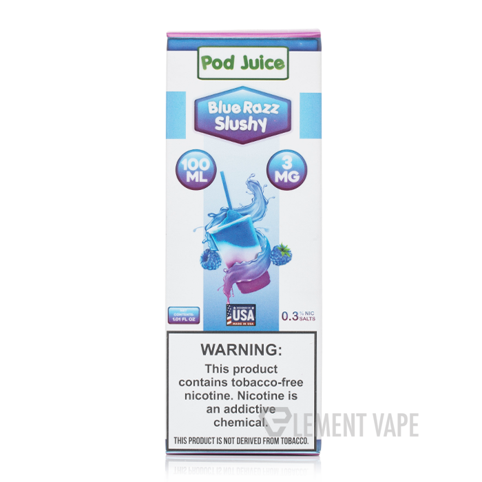 Blue Razz Slushy - Pod Juice E-Liquid