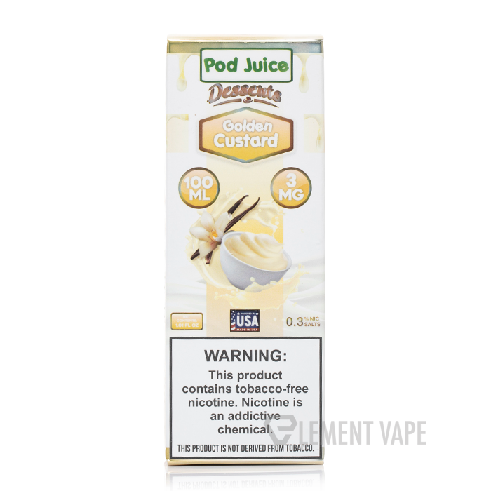 Golden Custard - Pod Juice E-Liquids - 100mL
