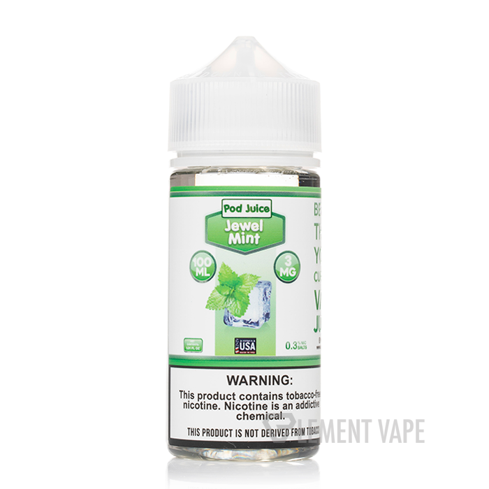 Jewel Mint - Pod Juice E-Liquid - 100mL - $13.99