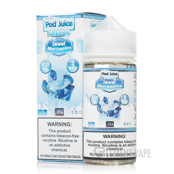 jewel mint sapphire vape juice Jewel Mint Diamond Pod Juice TFN Salt $11.95 main image 1