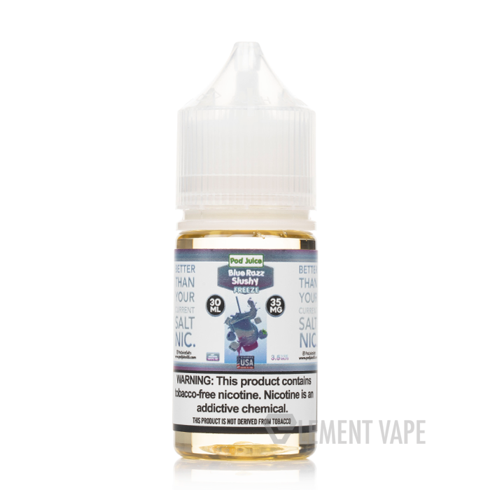 Blue Razz Slushy Freeze - Pod Juice E-Liquid - 30mL