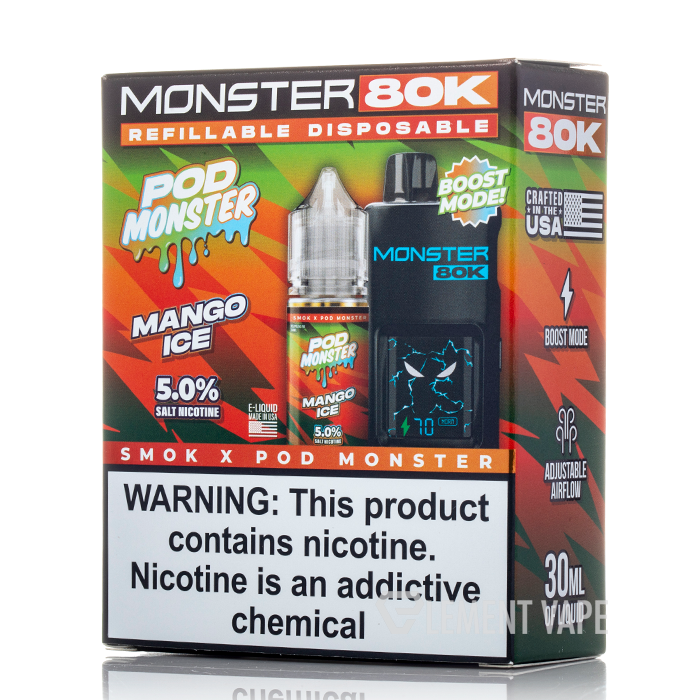 Pod Monster x Smok Monster 80K Refillable Disposable