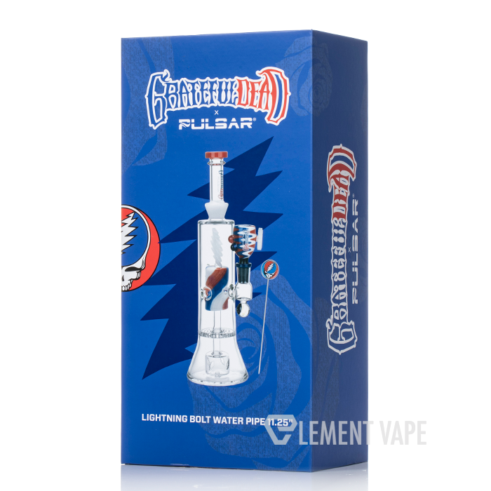 Pulsar x Grateful Dead 11.25" Lightning Bolt Water Pipe - $79.99 Pulsar x Grateful Dead 11.25" Lightning Bolt Water Pipe - $79.99