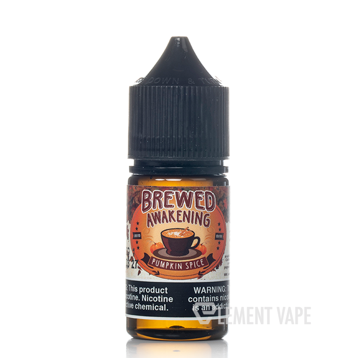 elf bar vape uk Brewed Awakening Pumpkin Spice E-Liquid by Caribbean Cloud Company Vape  Juice main image 1