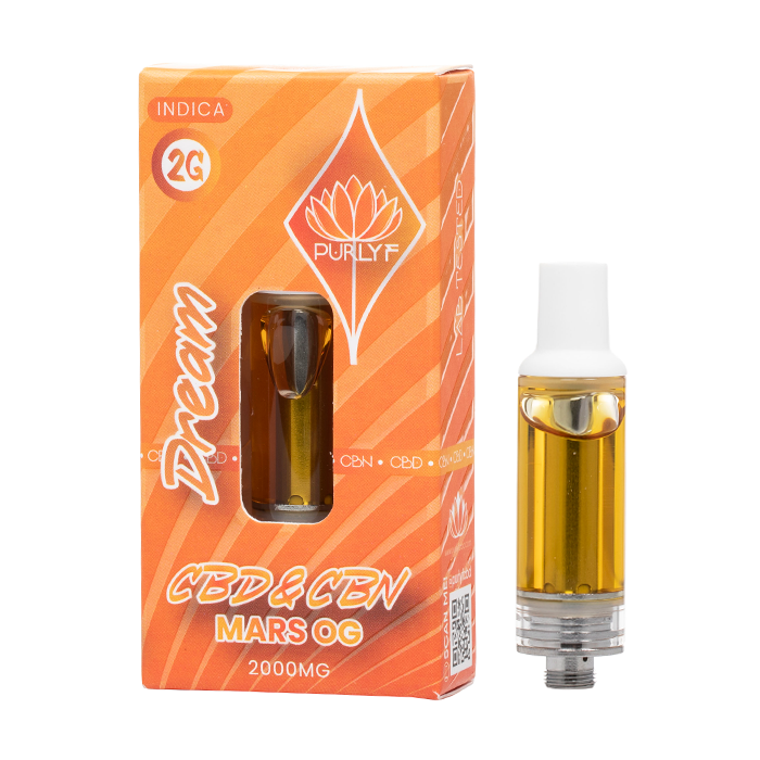 Purlyf CBD + CBN Cartridge 2G $16.99