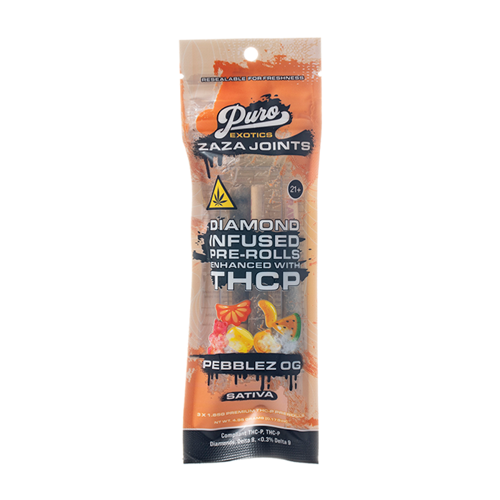 Puro Exotics ZAZA Joints THCP Prerolls 4.95G - $7.99