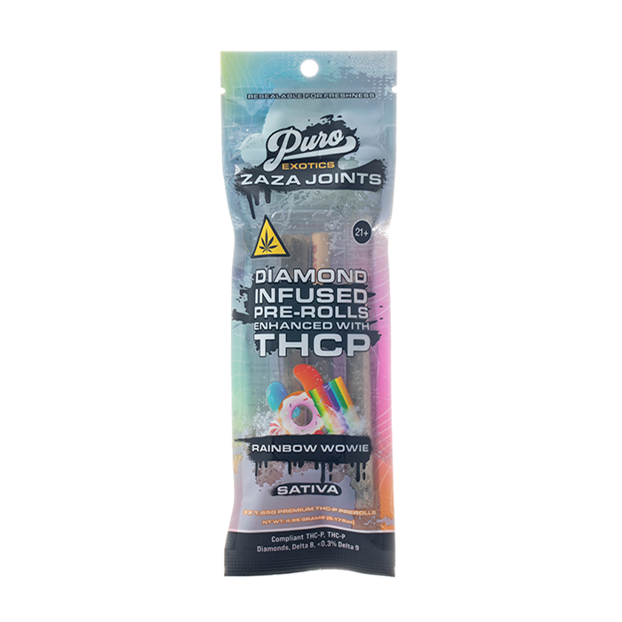Puro Exotics ZAZA Joints THCP Prerolls 4.95G - $7.99