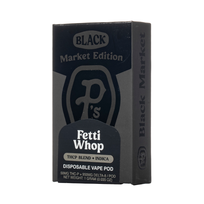 Pushing Ps Black Market Disposable Vape Pods 1G - $16.99