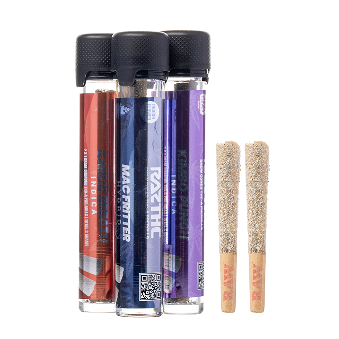 RAZ THC Snowcones THCA Diamond Prerolls 2G