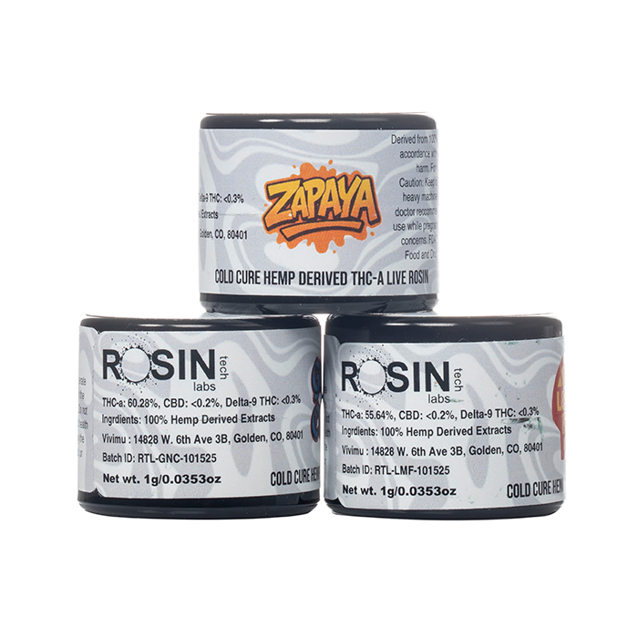 Rosin Tech Labs THCA Cold Cure Live Rosin Dabs 1G - $29.99