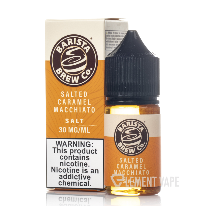 Salted Caramel Macchiato SALTS - Barista Brew Co. - 30mL