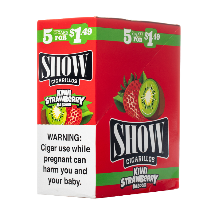 kiwi tobacco Show Cigarillos - Kiwi Strawberry [FULL BOX]