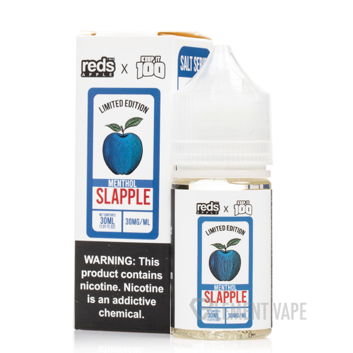 Slapple Menthol - 7 Daze x Keep It 100 Salts - 30mL - $10.99 Slapple Menthol - 7 Daze x Keep It 100 Salts - 30mL - $10.99