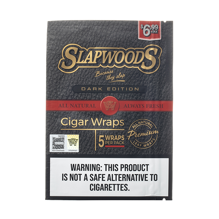 Slap Wraps Slapwoods Wraps $0.99 20ct Natural Silver Slapwoods Dark Edition Wraps ...