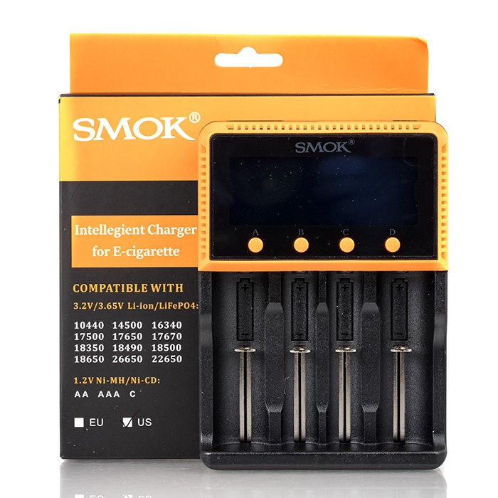 SMOK Intelligent Multifunctional Charger | 4 Bay Battery Charger