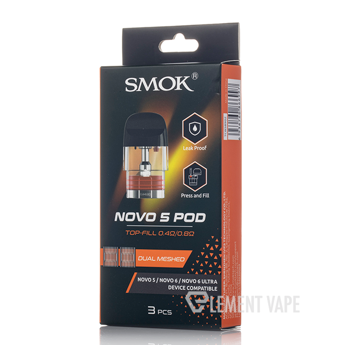 SMOK NOVO 5 Replacement Pods $8.99