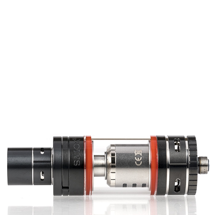 Smok TFV4 Mini Sub-Ohm Tank (Full Kit) - Stainless Steel & Black