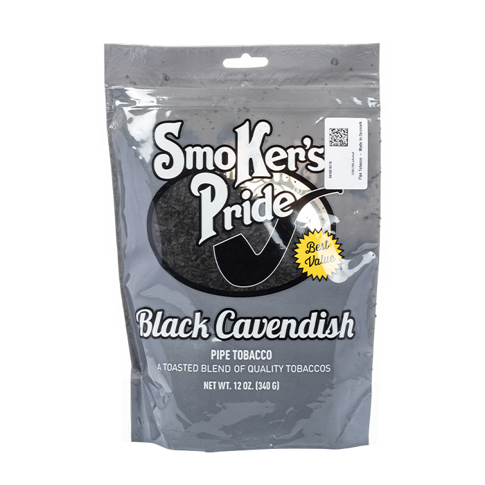 Smokers Pride Black Cavendish Pipe Tobacco 12oz