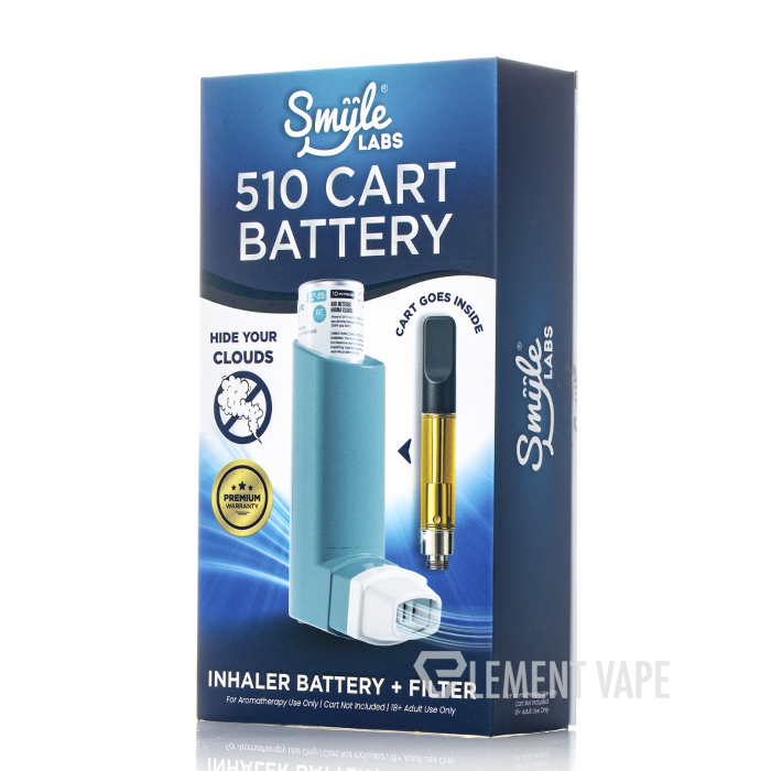 inhaler vape battery Smyle Labs 510 Choose Flavor:Pixy Edition - Yellow Pixy Includes both short and White Diamond 10ml - 5k Puffs