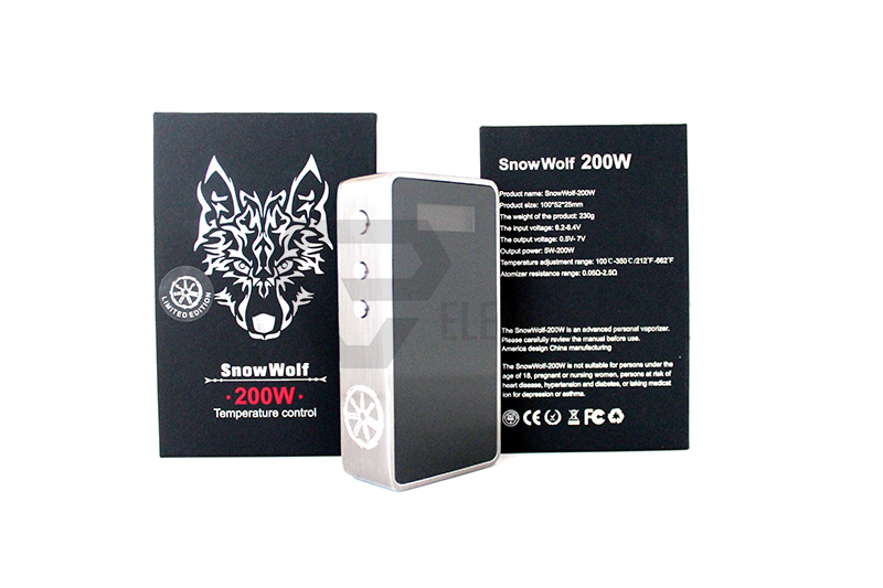 Snow Wolf 200W V1.5 Temp Control Box Mod (Limited Edition) - $114.95 Snow Wolf 200W V1.5 Temp Control Box Mod (Limited Edition) - $114.95