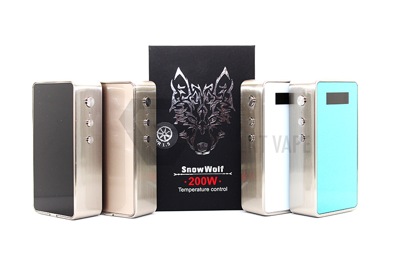 SnowWolf 200W V1.5 Temperature Control Box Mod - $84.95 SnowWolf 200W V1.5 Temperature Control Box Mod - $84.95