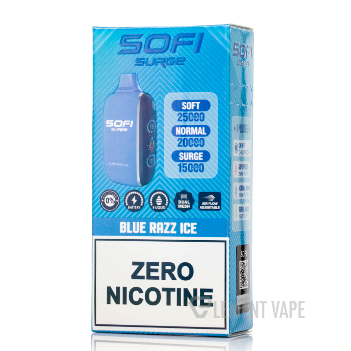 vape disposable no nicotine Flair Ultra 0% Clear Freeze 2500 Puff main image 1