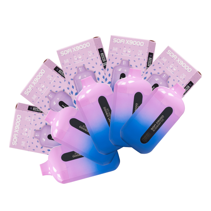 elf bar vape uk [10-Pack] SOFI X9000 0% Zero Nicotine Smart Disposable